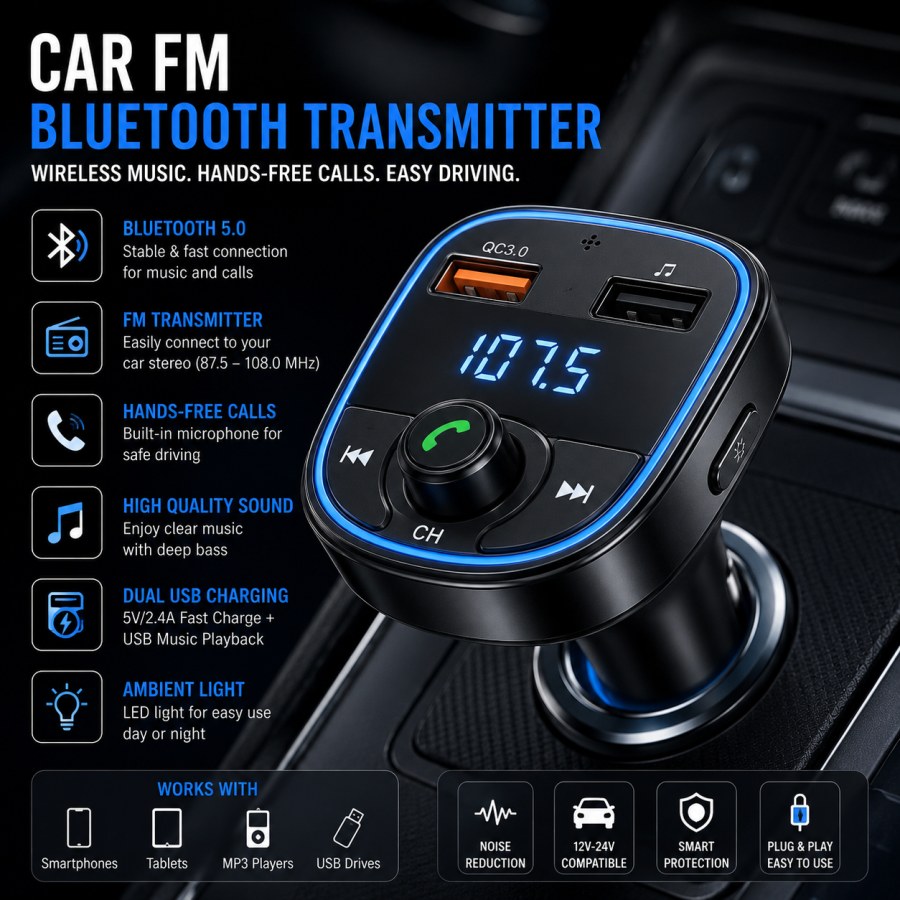 Car Wireless FM Transmitter