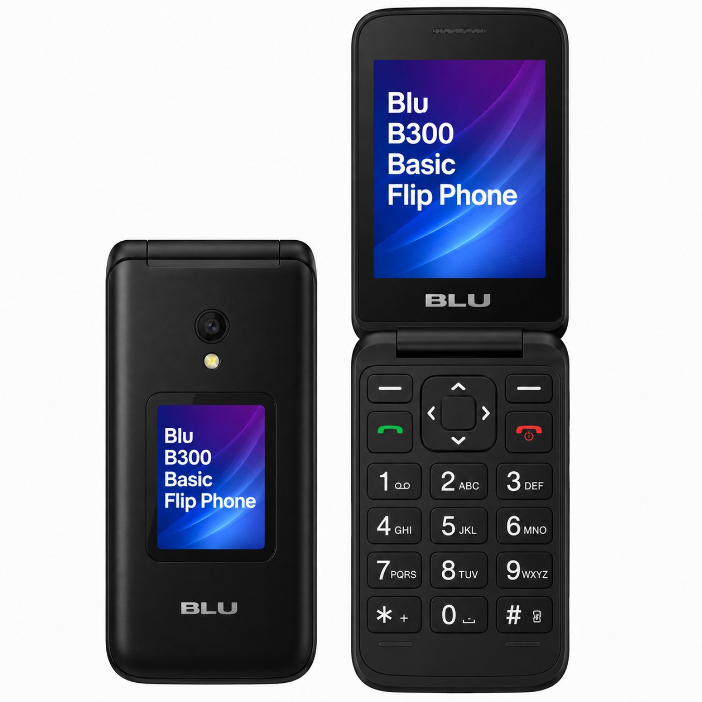 Blu B300 Basic 4G Flip Phone 